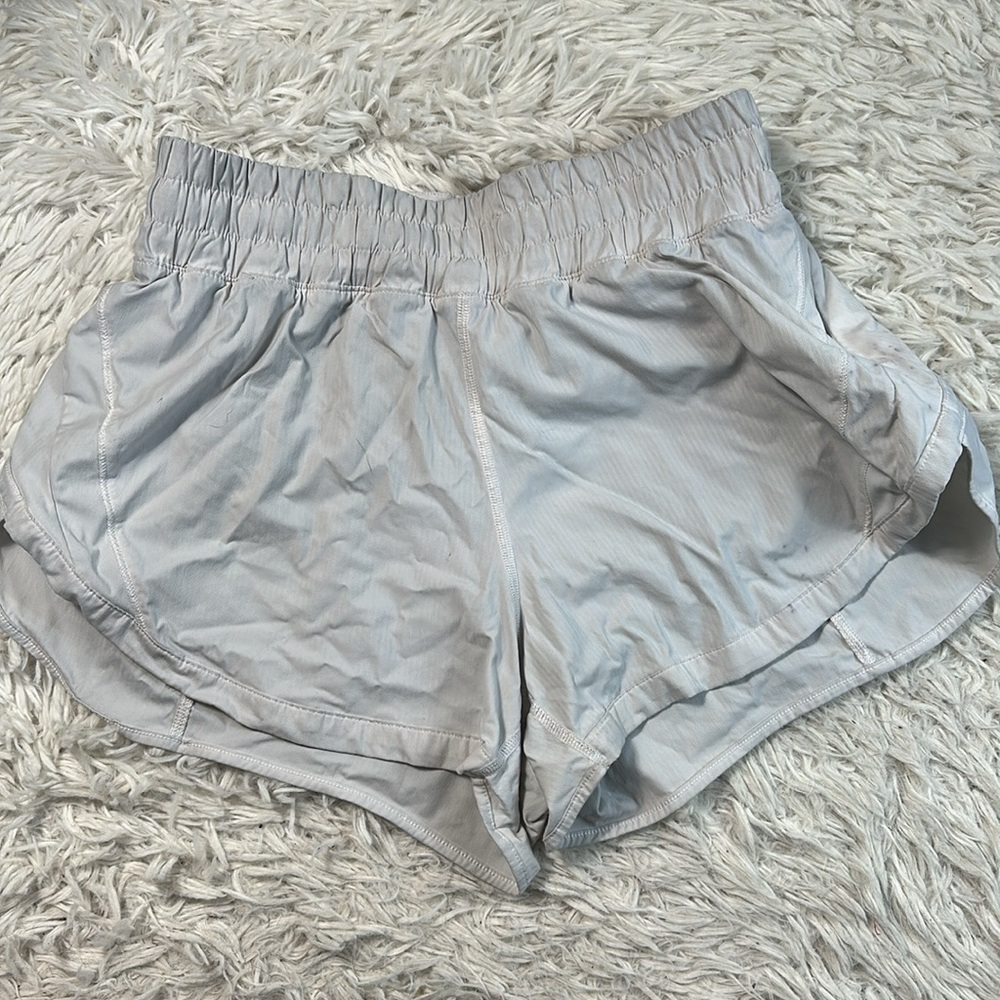 Lululemon Track That High-Rise Lined Short 3" White - Picture 5 of 12